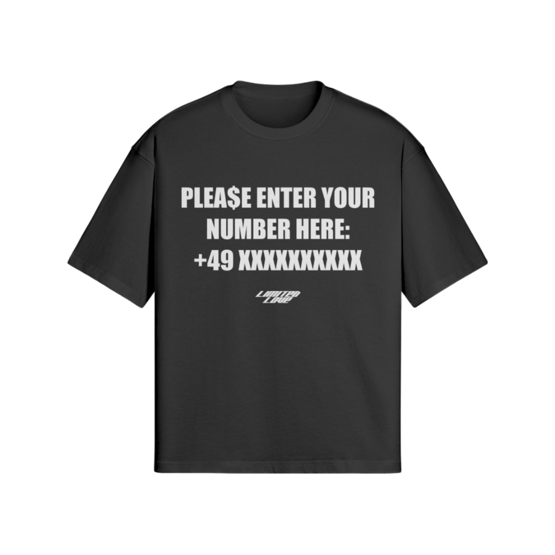 "+49XXXXXXXXXX" BLACK