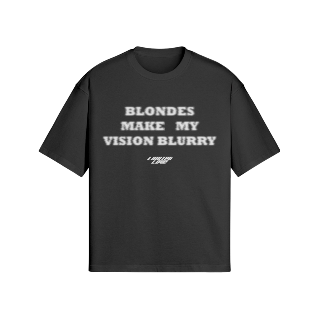 "BLURRY VISION" BLONDE WHITE