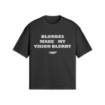 "BLURRY VISION" BLONDE BLACK
