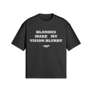 "BLURRY VISION" BLONDE BLACK