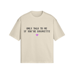 "BRUNETTE" T-SHIRT BEIGE