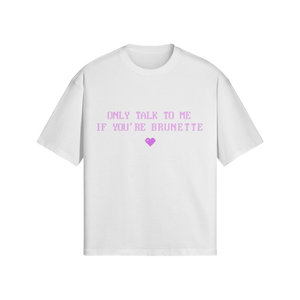 "BRUNETTE" T-SHIRT BLACK