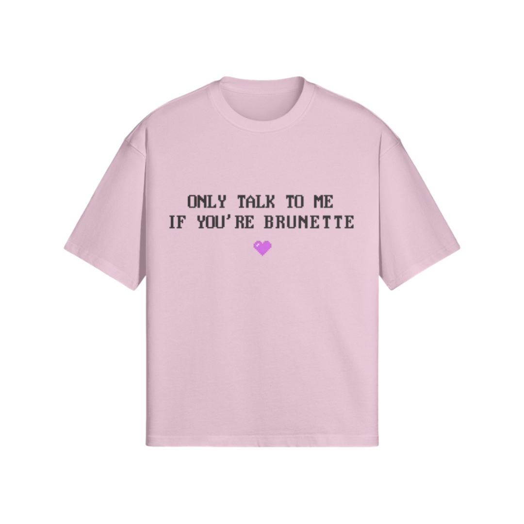 "BRUNETTE" T-SHIRT BEIGE