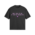 "BRUNETTE" T-SHIRT BLACK