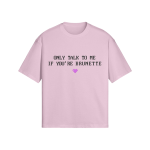 "BRUNETTE" T-SHIRT BLACK