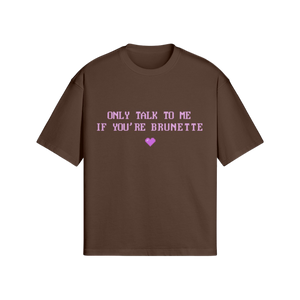"BRUNETTE" T-SHIRT BEIGE