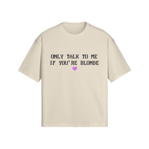 "BLONDE" T-SHIRT PINK