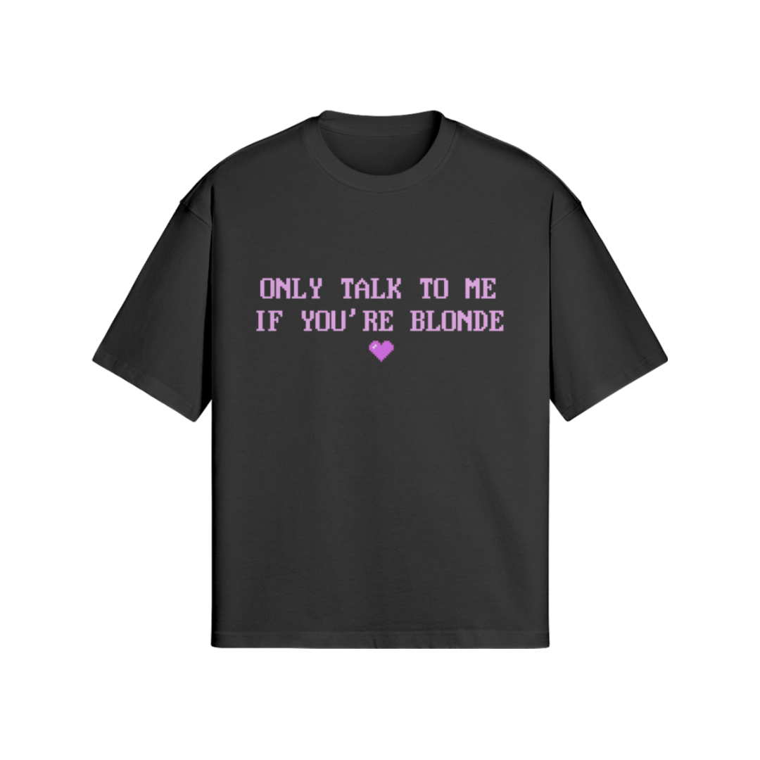 "BLONDE" T-SHIRT PINK