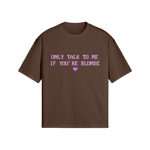 "BLONDE" T-SHIRT PINK