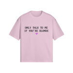 "BLONDE" T-SHIRT PINK