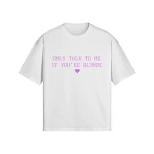 "BLONDE" T-SHIRT PINK